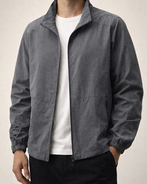 Men's New Fall Casual Jacket - Lightweight Solid Color Outerwear | JRSEE:43f262a0-314f-4bb0-9dd5-90d6e7ee6ccd