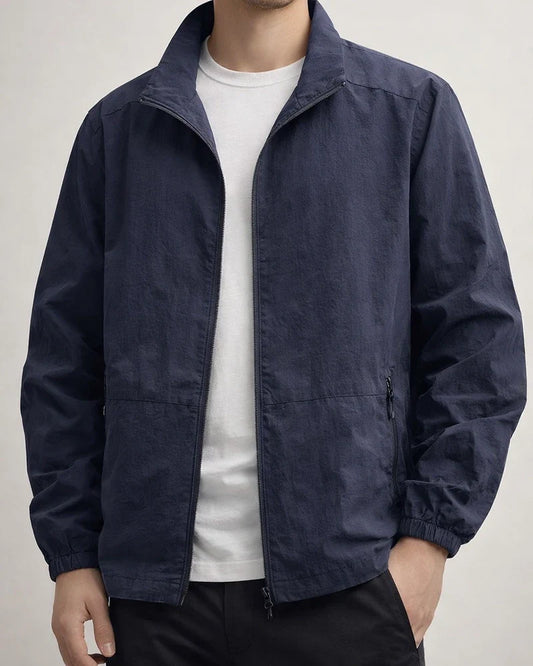 Men's New Fall Casual Jacket - Lightweight Solid Color Outerwear | JRSEE:e99606f8-9b8a-450b-9948-bc3889225f65