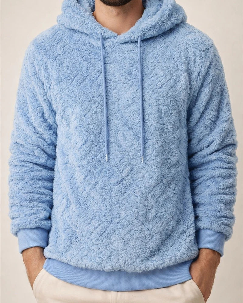 Men's Oversized Hooded Casual Sports Fashion Fleece-Lined Sweatshirt | JRSEE:c20de854-693e-4ca9-8ae1-49734a9e5f6a