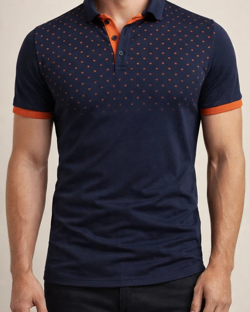 Men's Polo Shirt Golf Shirt Casual Daily Polo Collar Classic Short Sleeve Casual Soft Polka Dot Dot Button Front Summer Spring Regular Fit Black White Red Navy Blue Orange Light Grey Polo Shirt | JRSEE:e19e9a2d-6897-42da-b036-e572fa842201