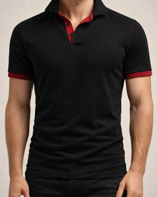 Men's Polo Shirt Golf Shirt Solid Color Plain Turndown Black Wine Orange Dark Gray Navy Blue Plus Size Street Casual Short Sleeve Clothing Apparel Casual Soft Breathable Beach | JRSEE:19a5402f-d4ac-4d51-ac30-48413e11946e