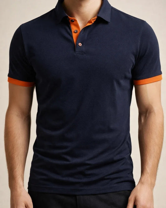 Men's Polo Shirt Golf Shirt Solid Color Plain Turndown Black Wine Orange Dark Gray Navy Blue Plus Size Street Casual Short Sleeve Clothing Apparel Casual Soft Breathable Beach | JRSEE:9d373c4c-8c1e-4a36-9282-590945ea76b6