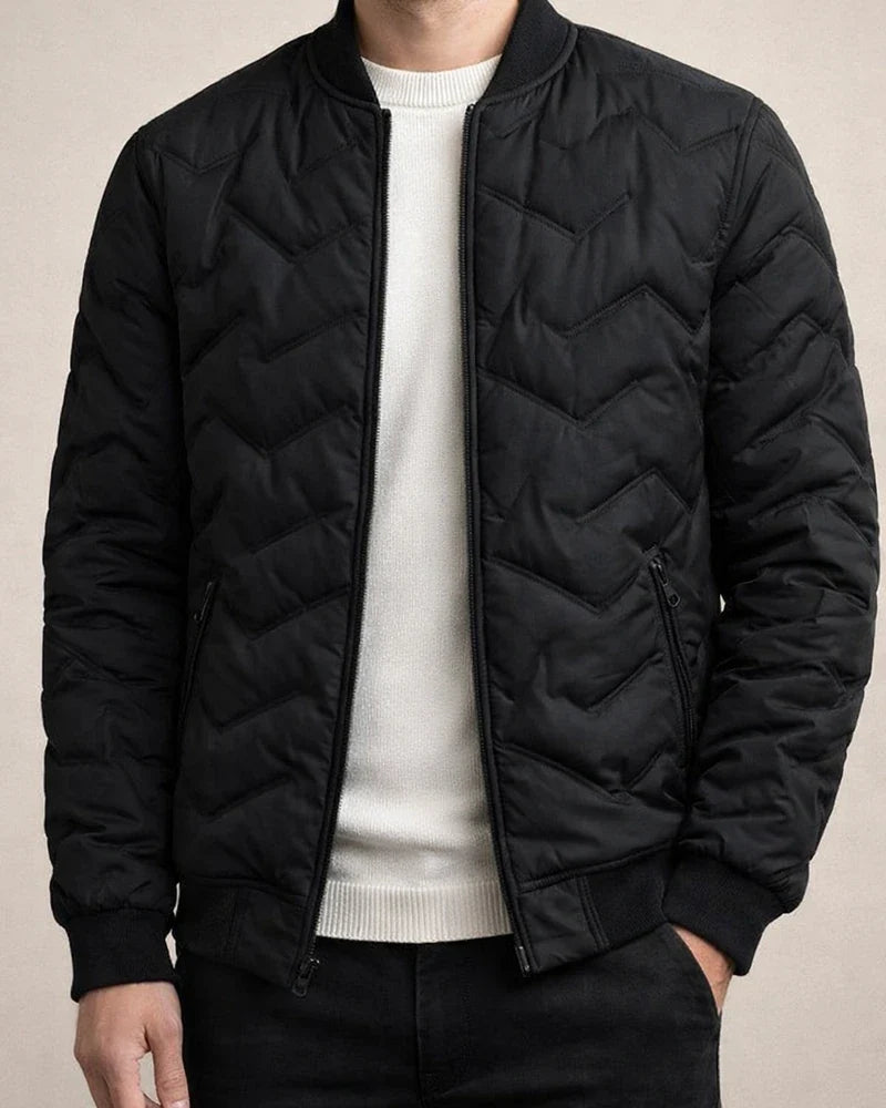 Men's Puffer Jacket Winter Jacket Quilted Jacket Winter Coat Windproof Warm Casual Daily Wear Stripes and Plaid Outerwear Clothing Apparel Casual Daily Trendy Black Light Green Gray | JRSEE:f70acab6-6624-45b5-b459-42a4e789bf86