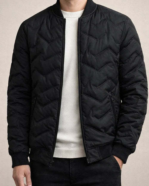 Men's Puffer Jacket Winter Jacket Quilted Jacket Winter Coat Windproof Warm Casual Daily Wear Stripes and Plaid Outerwear Clothing Apparel Casual Daily Trendy Black Light Green Gray | JRSEE:f70acab6-6624-45b5-b459-42a4e789bf86