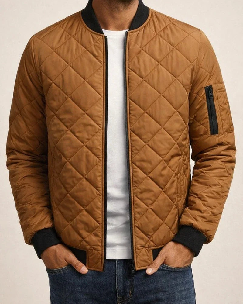 Men's Puffer Jacket Winter Jacket Quilted Jacket Winter Coat Padded Warm Casual Solid Color Outerwear Clothing Apparel Classic & Timeless Navy Wine Red ArmyGreen | JRSEE:a44bab40-8e05-49e6-92bc-283f02f4d549