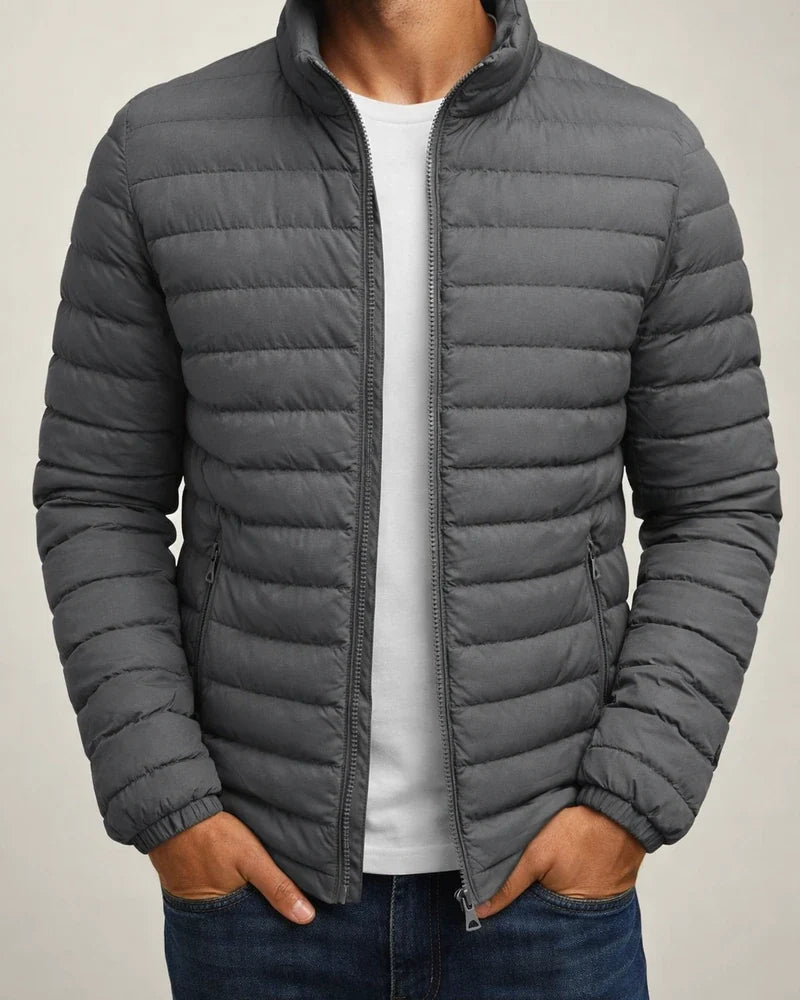Men's Puffer Jacket Winter Jacket Quilted Jacket Winter Coat Warm Casual Solid Color Outerwear Clothing Apparel Light Blue Navy Big red | JRSEE:f6041c79-a0cc-43e2-9050-e87e7599af1d