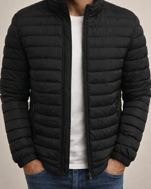 Men's Puffer Jacket Winter Jacket Quilted Jacket Winter Coat Warm Casual Solid Color Outerwear Clothing Apparel Light Blue Navy Big red | JRSEE:0708a38a-e893-4583-8218-0c9f36e0f61a