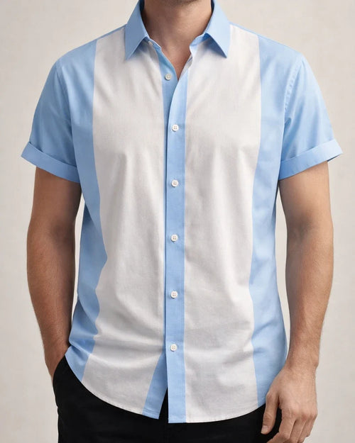 Men's Shirt Bowling Shirt Button Up Shirt Summer Shirt Red Navy Blue Blue Green Short Sleeve Color Block Turndown Outdoor Street Button-Down Clothing Apparel Fashion 1950s Casual Breathable | JRSEE:de1d8803-99ce-4c6d-900b-d79481ba612b