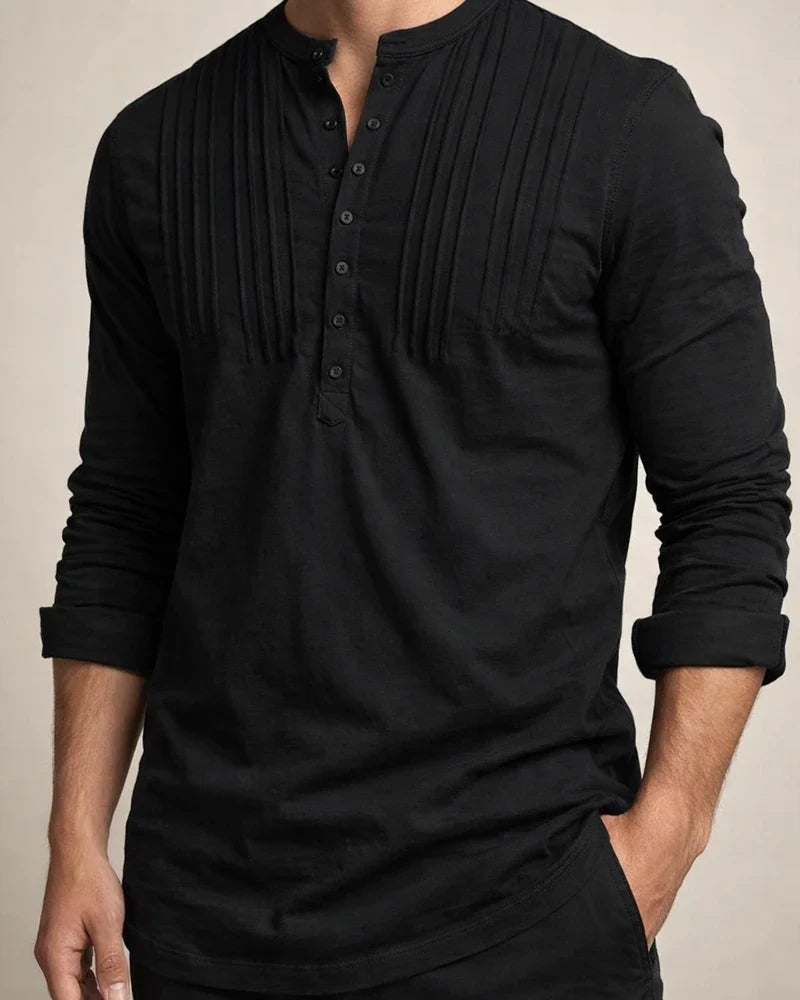 Men's Shirt Button Up Shirt Casual Shirt Black White Pink Navy Blue Blue Long Sleeve Plain Crew Neck Street Vacation Button-Down Clothing Apparel Stylish Modern Contemporary Casual | JRSEE:26ba7456-b4e0-4c91-a7d4-faa80cd73510