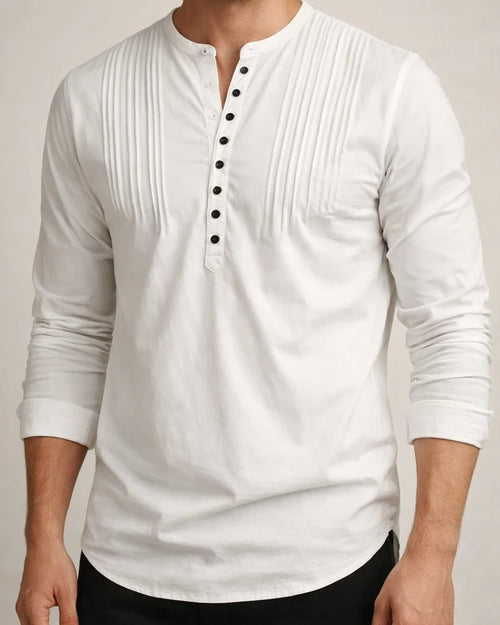 Men's Shirt Button Up Shirt Casual Shirt Black White Pink Navy Blue Blue Long Sleeve Plain Crew Neck Street Vacation Button-Down Clothing Apparel Stylish Modern Contemporary Casual | JRSEE:0921517b-e1d6-45af-9a95-387efd6118c2
