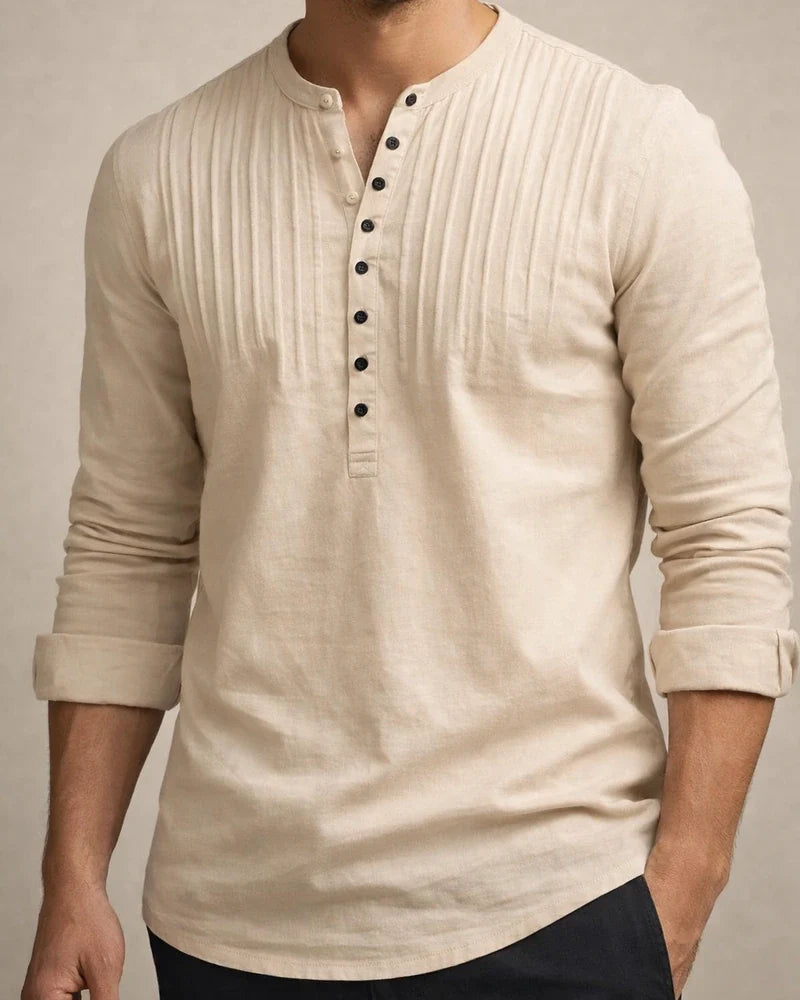 Men's Shirt Button Up Shirt Casual Shirt Black White Pink Navy Blue Blue Long Sleeve Plain Crew Neck Street Vacation Button-Down Clothing Apparel Stylish Modern Contemporary Casual | JRSEE:c0225b7c-47f7-4c10-b3b1-a07d5ae7cf89