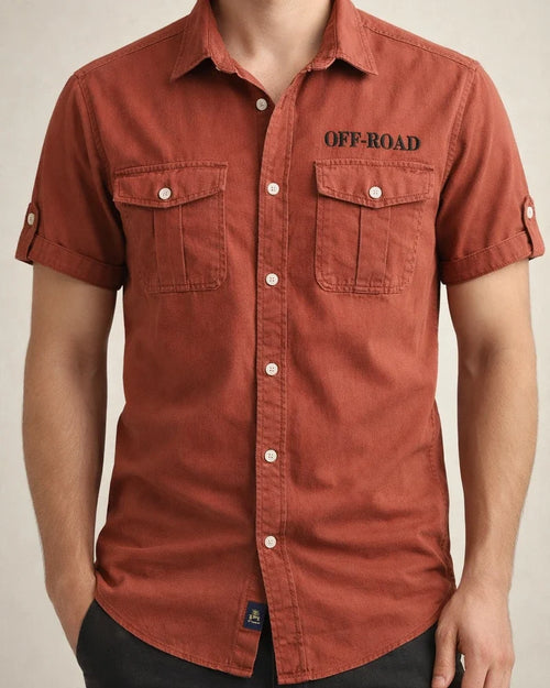 Men's Shirt Button Up Shirt Casual Shirt Summer Shirt Beach Shirt White Navy Blue khaki Army Green Short Sleeve Plain Lapel Daily Vacation Embroidered Clothing Apparel Fashion Casual Comfortable | JRSEE:fd6490df-aee7-4842-95d3-1a86501209dc