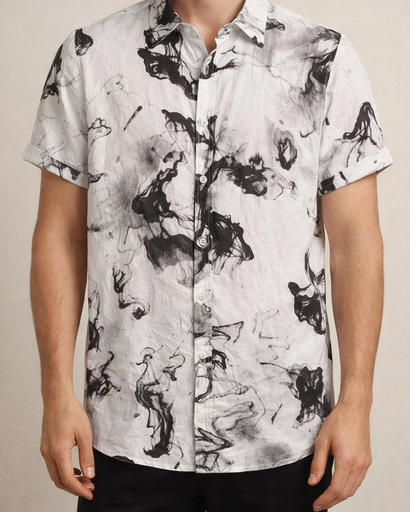 Men's Shirt Button Up Shirt Summer Shirt Casual Shirt Light Yellow Yellow Pink Red & White Orange Short Sleeve Striped Turndown Street Daily Print Clothing Apparel Stylish Casual Classic | JRSEE:832da25b-3fe7-4c6f-9e6a-c0cbab31971f