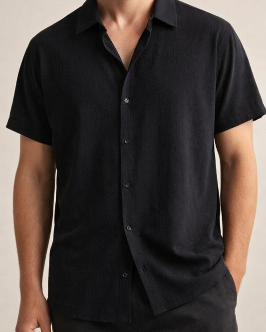 Men's Shirt Casual Shirt Summer Shirt Beach Shirt White Pink Wine Short Sleeve Plain Lapel Summer Casual Daily Clothing Apparel | JRSEE:782f6e5d-2952-4d8a-bfb6-f031087282e2