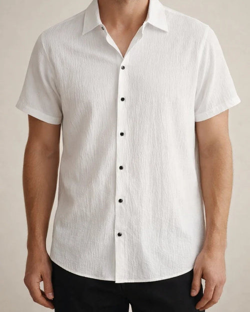 Men's Shirt Casual Shirt Summer Shirt Beach Shirt White Pink Wine Short Sleeve Plain Lapel Summer Casual Daily Clothing Apparel | JRSEE:19b4d631-2b08-4af0-9401-c9f210c8ee55