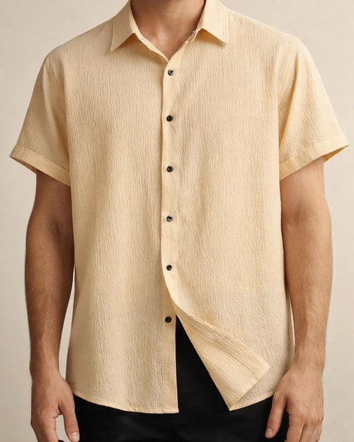 Men's Shirt Casual Shirt Summer Shirt Beach Shirt White Pink Wine Short Sleeve Plain Lapel Summer Casual Daily Clothing Apparel | JRSEE:8b234f2f-0b3a-4340-a9bc-5b372de8f366