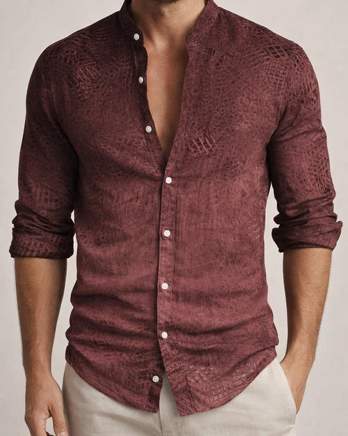 Men's Shirt Gradient Stand Collar Green Blue Yellow Red Gray 3D Print Outdoor Street Long Sleeve Button-Down Print Clothing Apparel Fashion Designer Casual Breathable | JRSEE:9de57cbc-e9be-4bb9-b725-6760e10e9d3a