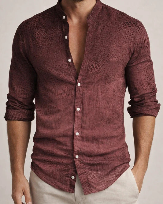 Men's Shirt Gradient Stand Collar Green Blue Yellow Red Gray 3D Print Outdoor Street Long Sleeve Button-Down Print Clothing Apparel Fashion Designer Casual Breathable | JRSEE:9de57cbc-e9be-4bb9-b725-6760e10e9d3a