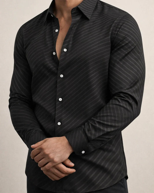 Men's Shirt Long Sleeve Gradient Turndown Button-Down Tops Green Black Blue Purple Red Daily Holiday Fashion Casual Breathable | JRSEE:ee524217-df8b-4dca-aa13-31ec92fef260