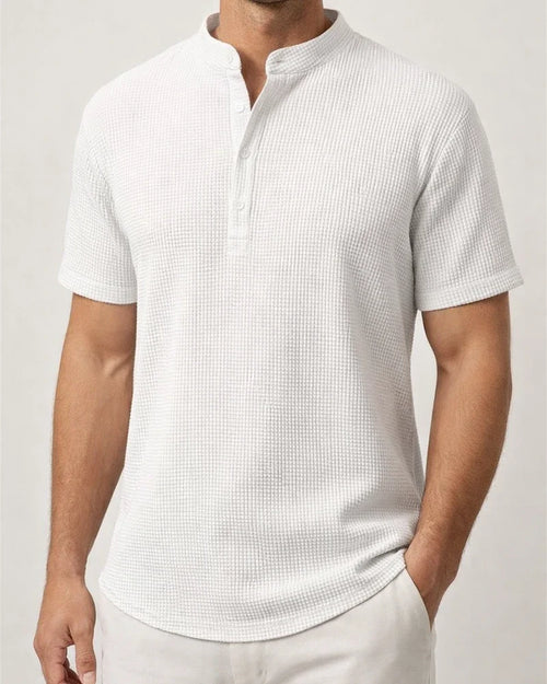 Men's Short Sleeve Stand Collar Pineapple Check Shirt Men's Casual Shirt | JRSEE:26b18c96-727b-4416-9490-c8d094a3745b