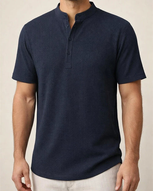 Men's Short Sleeve Stand Collar Pineapple Check Shirt Men's Casual Shirt | JRSEE:fcc65f70-131c-403d-93b7-b19a8999a3e8