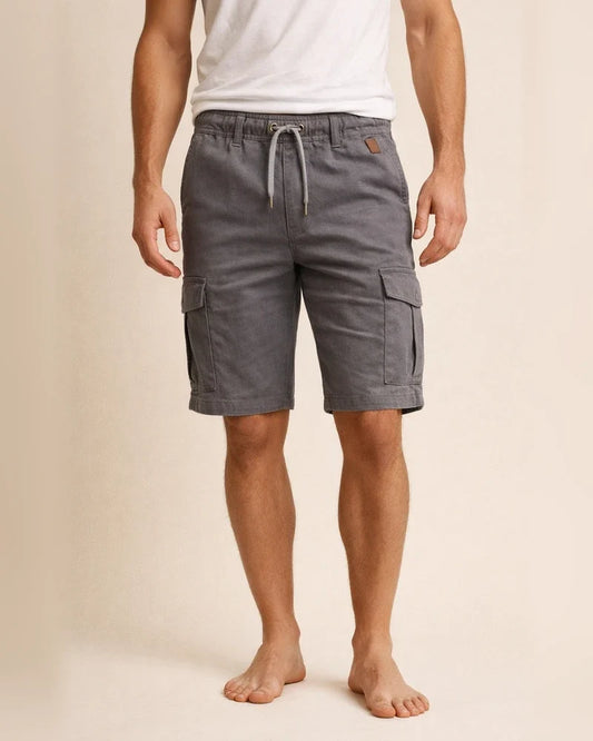 Men's Shorts Bermuda shorts Cargo Shorts Elastic Waistband Drawstring with Side Pocket Casual Daily Sports Outdoor Inelastic Outdoor Sports Solid Colored Mid Waist non-printing ArmyGreen Black Khaki | JRSEE:7f58a609-eafe-4e1e-a1fd-e91f048cfcbc