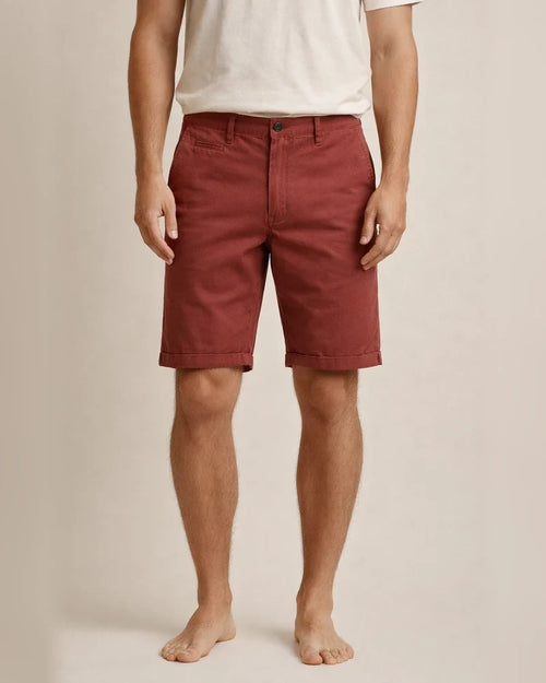 Men's Shorts Chino Shorts Bermuda Shorts Pocket Plain Comfort Breathable Outdoor Daily Going Out Cotton Blend Fashion Streetwear Black Red | JRSEE:e5e6540a-133f-4b69-bd63-8406e358d18a