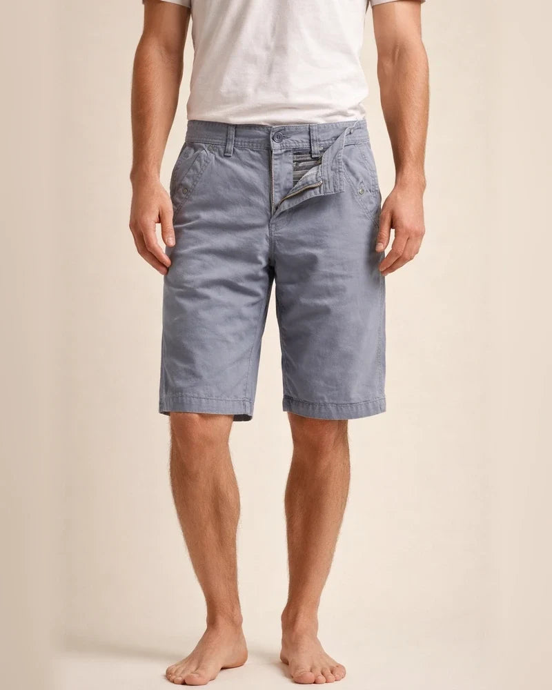 Men's Shorts Chino Shorts Bermuda shorts Pocket Plain Comfort Breathable Outdoor Daily Going out 100% Cotton Fashion Streetwear Black Navy Blue | JRSEE:e61ef62d-a139-4423-8493-7473db8f71f8