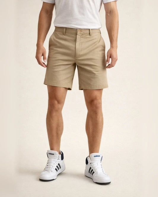 Men's Shorts Chino Shorts Bermuda Shorts Work Shorts Pocket Plain Comfort Breathable Short Daily 100% Cotton Stylish Casual Black White Micro-elastic | JRSEE:1d038298-d412-4756-9ac9-2caedf908b5d