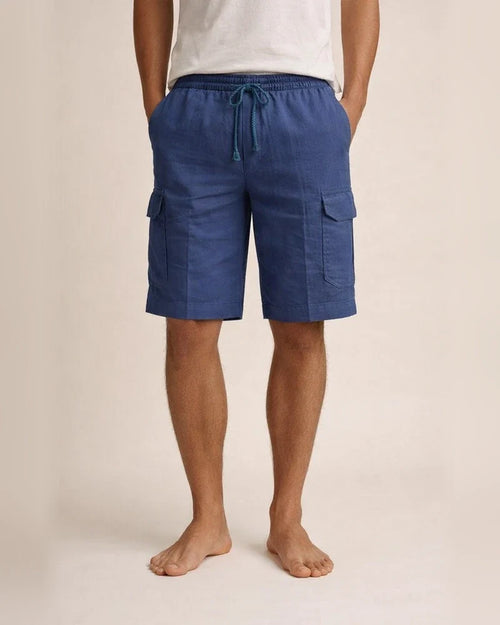 Men's Shorts Linen Shorts Summer Shorts Beach Shorts Multi Pocket Plain Knee Length Beach Linen / Cotton Blend Hawaiian Casual Black White Inelastic | JRSEE:d514ab47-6ee4-4cd5-b24e-d9a38dd85f37