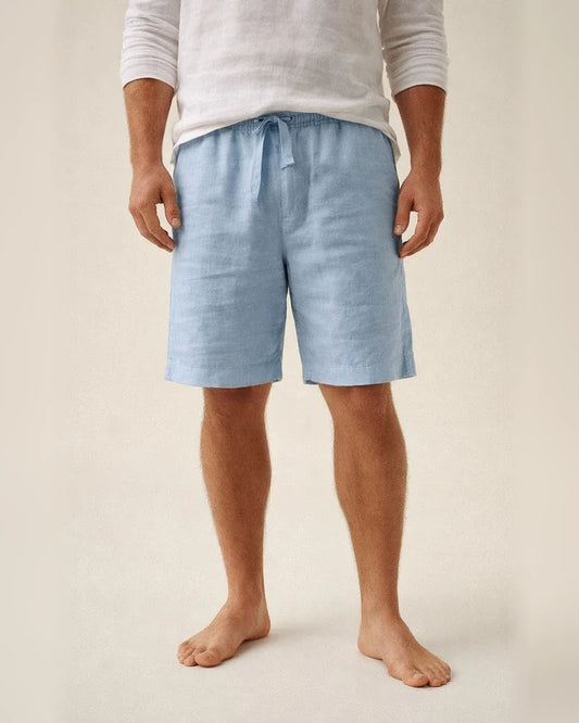 Men's Shorts Linen Shorts Summer Shorts Drawstring Elastic Waist Straight Leg Plain Comfort Breathable Short Daily Beach Linen / Cotton Blend Fashion Chic & Modern Black Yellow Micro-elastic | JRSEE:eb14f31a-0f66-4559-b0f6-7bc557dbf7d6