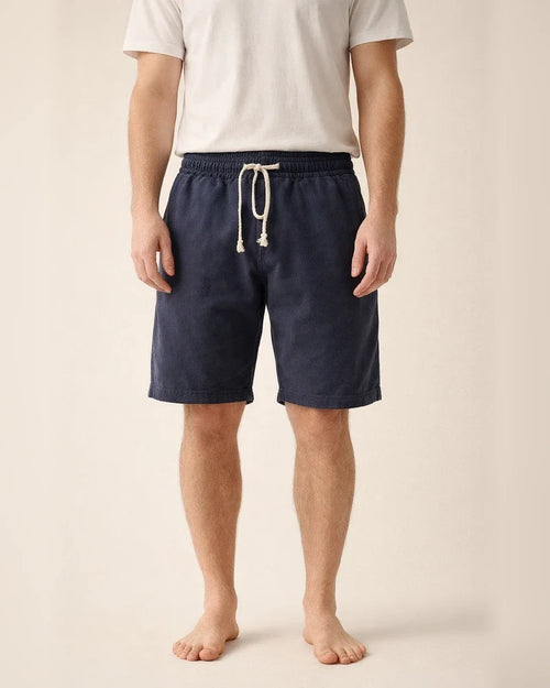 Men's Shorts Linen Shorts Summer Shorts Pocket Drawstring Elastic Waist Plain Comfort Outdoor Daily Going Out Linen / Cotton Blend Fashion Streetwear Black White | JRSEE:2df5d88e-98ed-47c2-aca9-1d717060c250