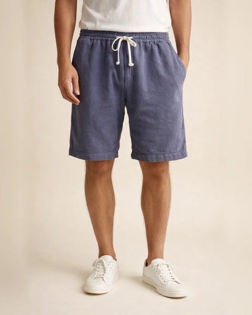 Men's Shorts Linen Shorts Summer Shorts Pocket Drawstring Elastic Waist Plain Comfort Outdoor Daily Going Out Linen / Cotton Blend Fashion Streetwear Black White | JRSEE:36542a88-fe8b-4c17-a8b8-8aaa632a2ee9