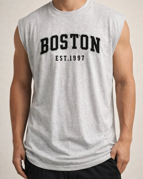 Men's Sleeveless American-Style Sports Tank Top, Summer Oversized Lightweight Loose-Fit Round-Neck T-Shirt | JRSEE:2ceda706-f158-4d70-9f9a-c75825d54a3d