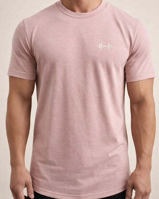 Men's Slim Show Muscle Round Hem Cotton Spring Summer Solid Color Training Slim Sports Short Sleeve T-Shirt | JRSEE:43a1a114-7c84-4cdf-9f67-85a4e8803fe2