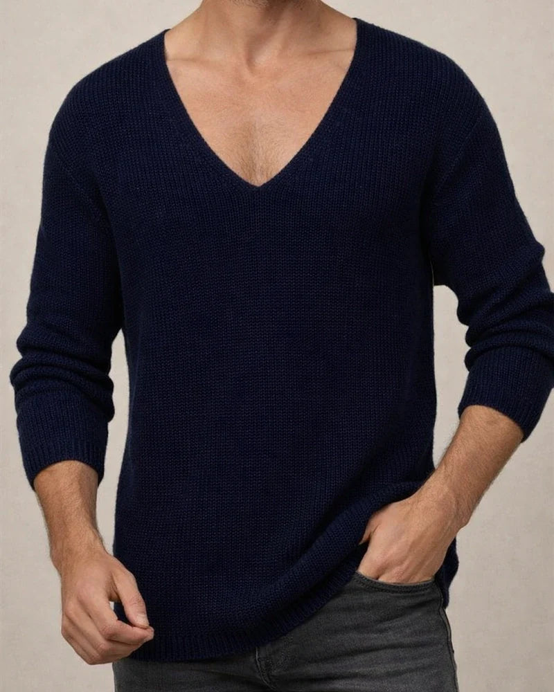 Men's Solid Color Bohemian Wind Loose Casual Long-sleeved Collar Pullover T-shirt Spring and Autumn Thin Section Tops | JRSEE:be9e0da4-36d8-4e64-b28d-fc4443f1607e