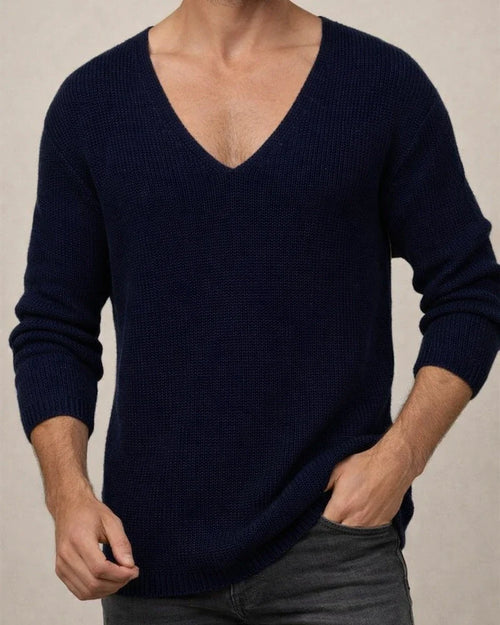 Men's Solid Color Bohemian Wind Loose Casual Long-sleeved Collar Pullover T-shirt Spring and Autumn Thin Section Tops | JRSEE:be9e0da4-36d8-4e64-b28d-fc4443f1607e