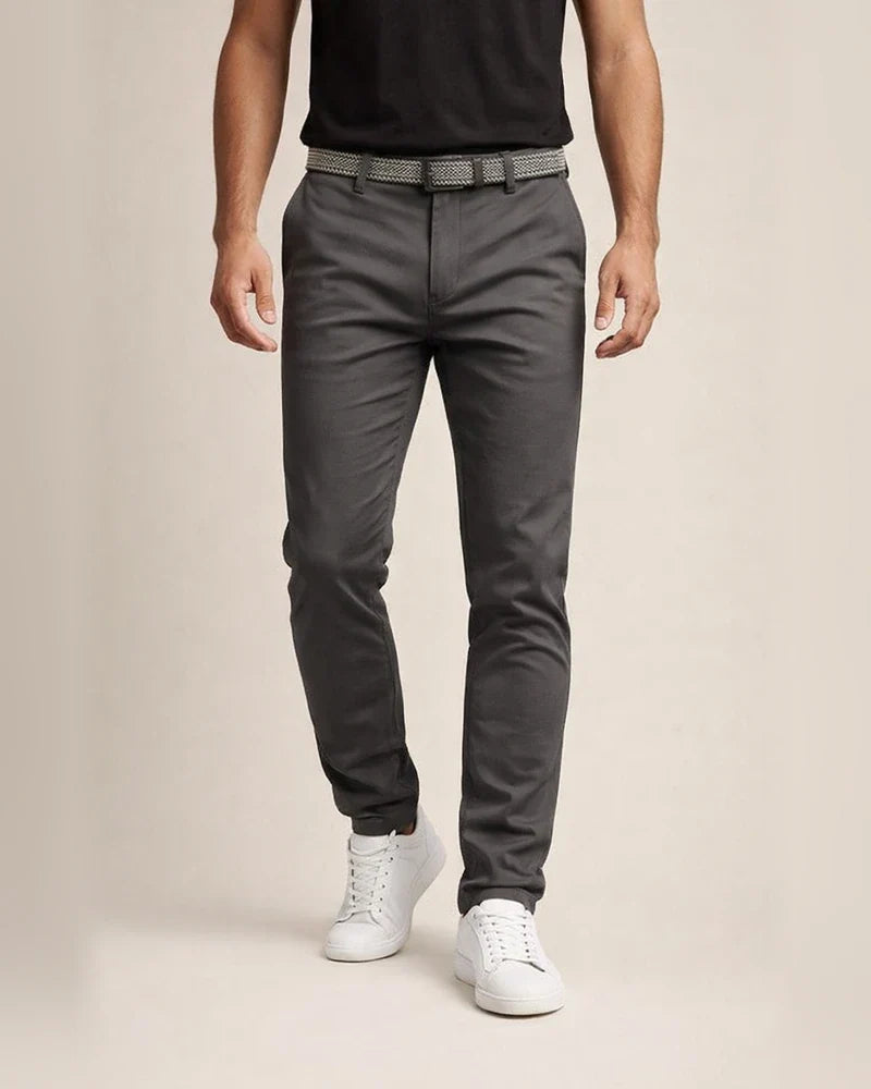 Men's Solid Color Casual Slim Small Leg Solid Color Pants | JRSEE:54555347-f79d-4344-952b-d78fbefba358