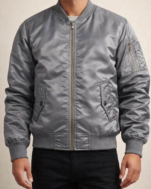 Men's Solid Color Casual Stand Up Collar Jacket | JRSEE:85242310-3297-43d8-9f4c-fa8888158255