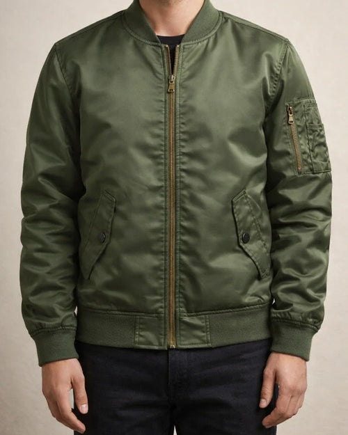 Men's Solid Color Casual Stand Up Collar Jacket | JRSEE:6986b13e-90b9-40b5-b4c7-f04fdb377d2f