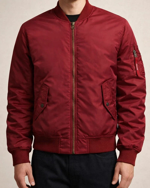 Men's Solid Color Casual Stand Up Collar Jacket | JRSEE:ed76529e-9708-4e6b-8ffc-94e537dbfa55