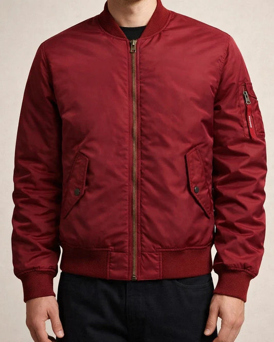 Men's Solid Color Casual Stand Up Collar Jacket | JRSEE:ed76529e-9708-4e6b-8ffc-94e537dbfa55