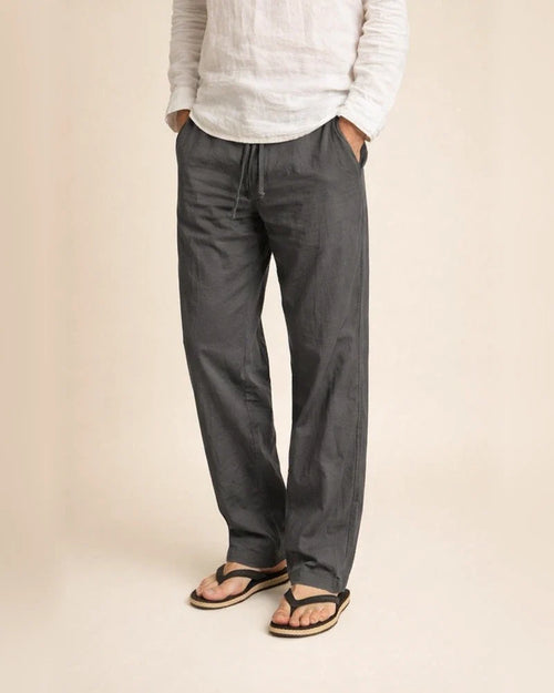 Men's Solid Color Loose Simple Linen Casual Multi-Pocket Pants Mid Waist Tie-Dye Long Tube Casual Pants | JRSEE:bfcd4b8e-75aa-4948-9dc6-b976c0dac592
