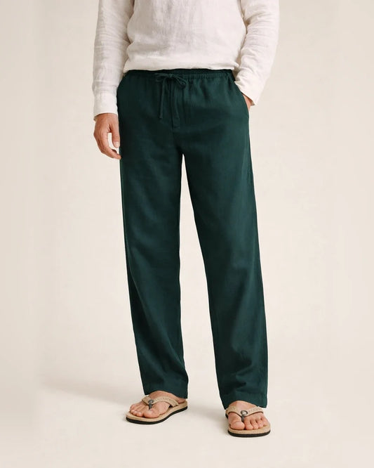 Men's Solid Color Loose Simple Linen Casual Multi-Pocket Pants Mid Waist Tie-Dye Long Tube Casual Pants | JRSEE:c2c56a26-ffc1-44cd-bf04-46e811a063b6