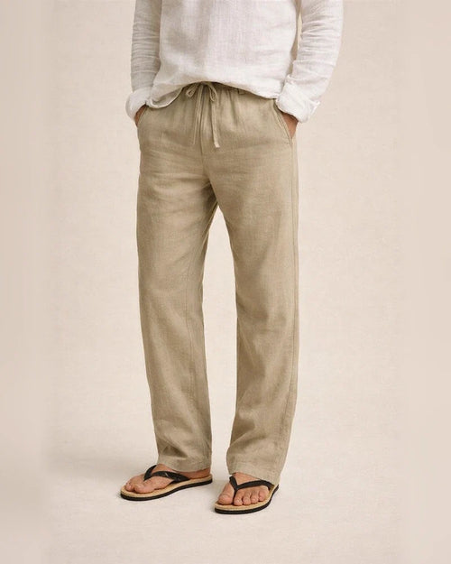 Men's Solid Color Loose Simple Linen Casual Multi-Pocket Pants Mid Waist Tie-Dye Long Tube Casual Pants | JRSEE:fe2eb0b0-0fb4-49b8-add7-ef58cb8d6a26