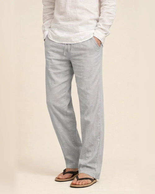 Men's Solid Color Loose Simple Linen Casual Multi-Pocket Pants Mid Waist Tie-Dye Long Tube Casual Pants | JRSEE:6211b048-a2ff-4316-b7a0-82e0eca1c51f