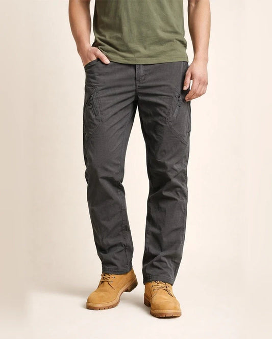 Men's Solid Color Slim-Fit Waterproof Pants Spring/Fall Outdoor Workwear Pants Loose-Fit Long Pants | JRSEE:9694d9a4-aec8-4a47-bac2-badf5475c7e7