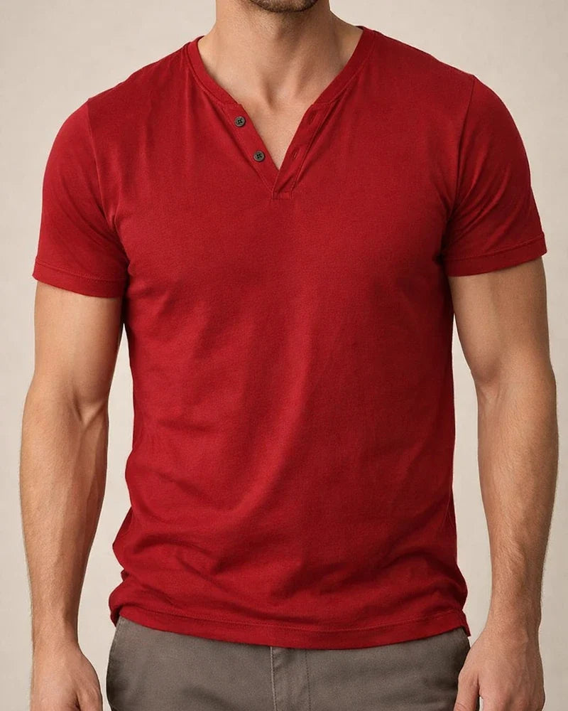 Men's Solid Color V-Neck Casual Sports T-Shirt | JRSEE:c2c4c197-36e6-439f-b7cb-51531dbd0d6f