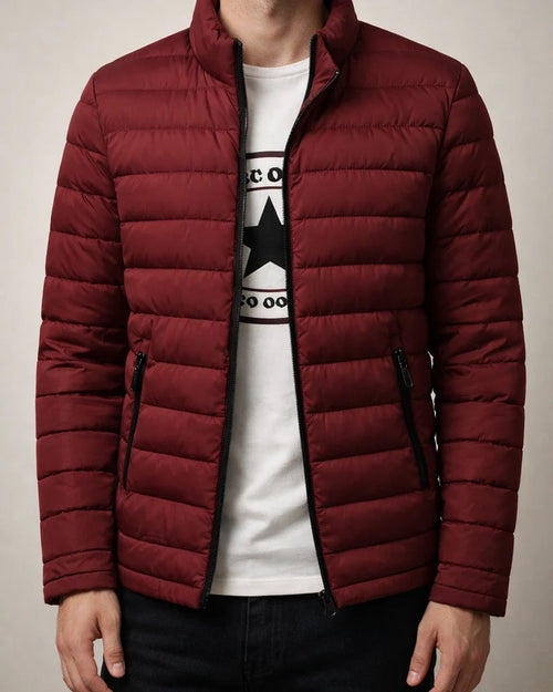 Men's Solid Color Winter Slim Side Seam Pockets Casual Stand-up Collar Long-sleeved Cotton Coat Youth Jacket Men's Clothing | JRSEE:7b993ff6-2b15-478d-98bb-0853ed640271