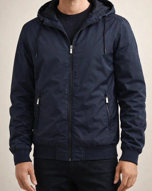 Men's Spring and Autumn Removable Hooded Jacket Casual Sports Thin Cotton Solid Color Coat Trend Men's Clothing | JRSEE:84ee802a-59bf-4c87-8d3f-e483fa095b53